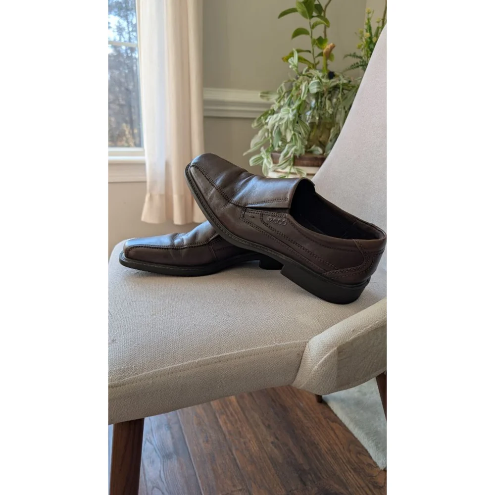 Men's ECCO Brown Leather Loafers & Slip-Ons Size 9